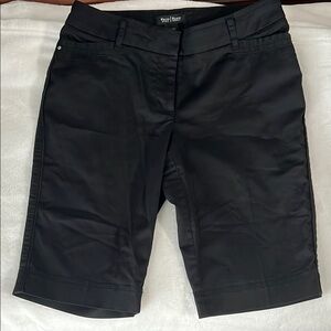 White House Black Market Black Bermuda Shorts
